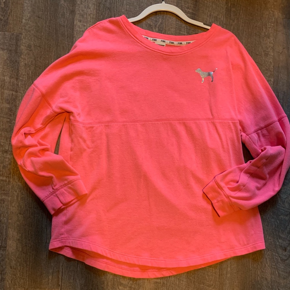 Pink spirit jewelry style sweater